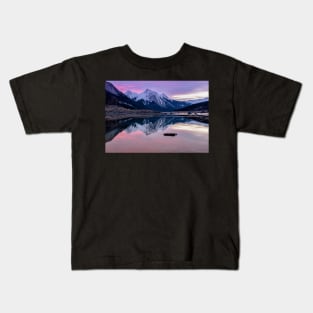 Pink Reflections of Medicine Lake Kids T-Shirt